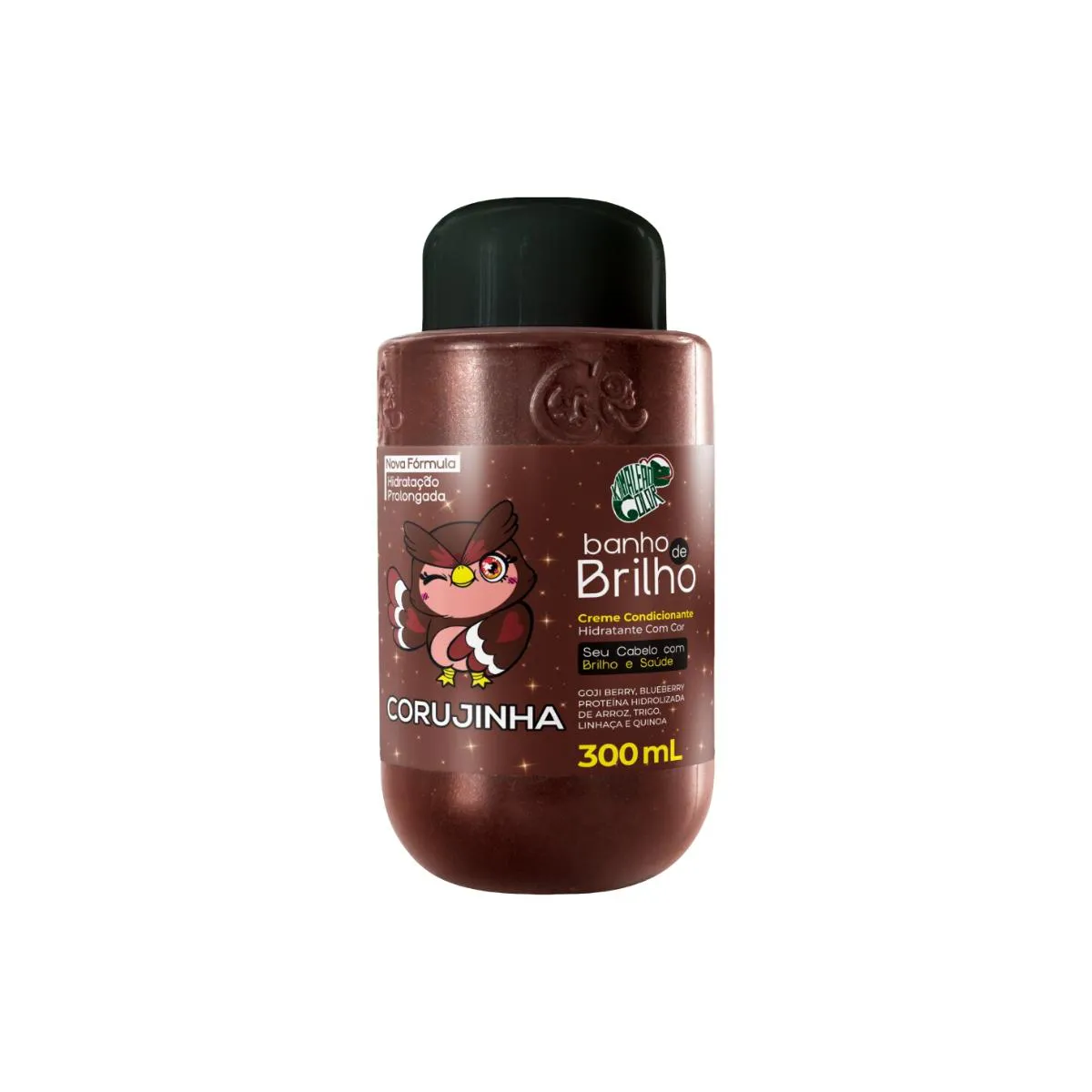 Banho de Brilho para Ruivas Corujinha Kamaleão Color 300ml
