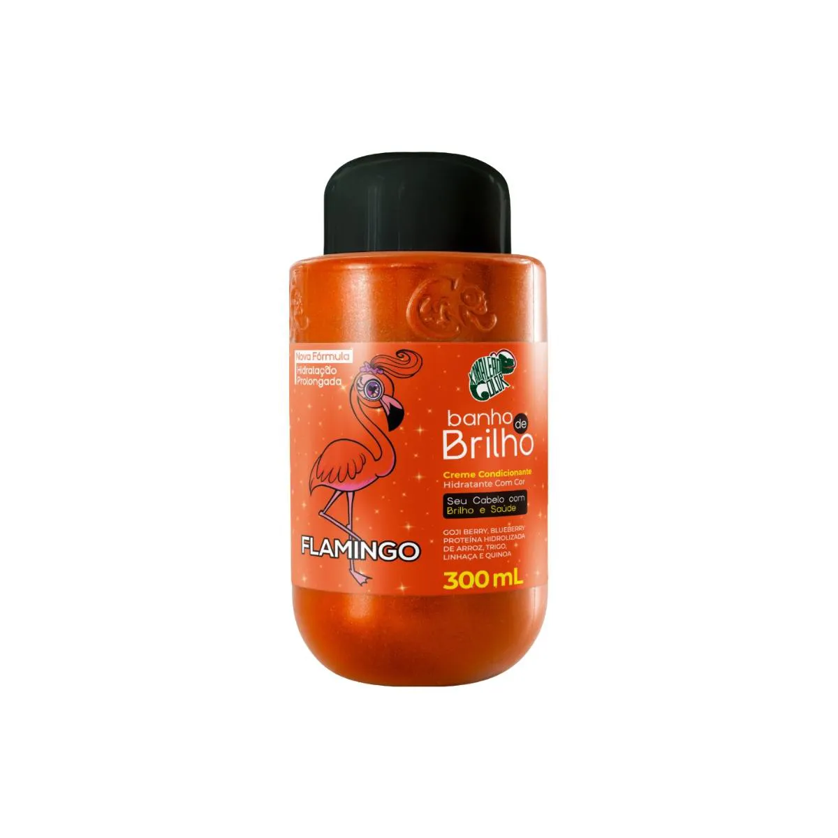 Banho de Brilho para Ruivas Flamingo Kamaleão Color 300ml