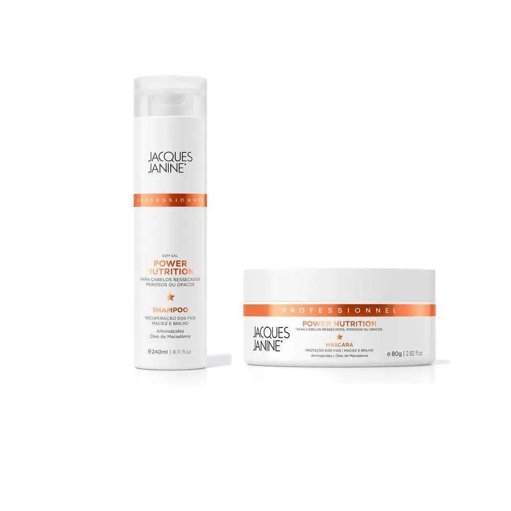Kit Jacques Janine Nutrição - Shampoo 240ML + Mascara 80G