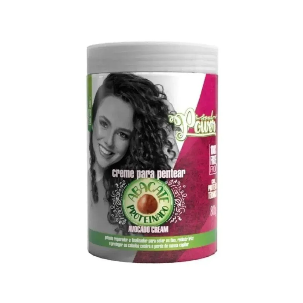 Creme para Pentear Beauty Color Abacate Avocado Cream Soul Power 800g
