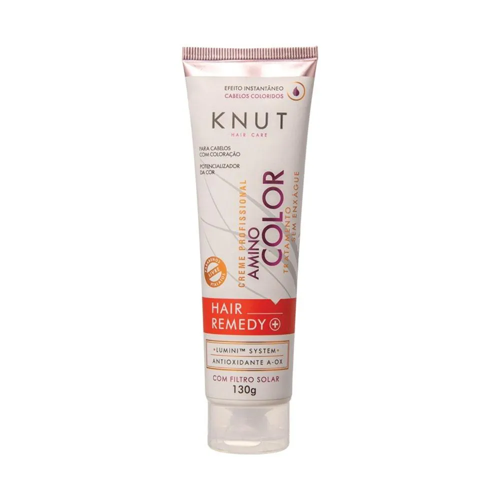 Creme Tratamento Capilar Hair Remedy Amino Color Knut 130gr