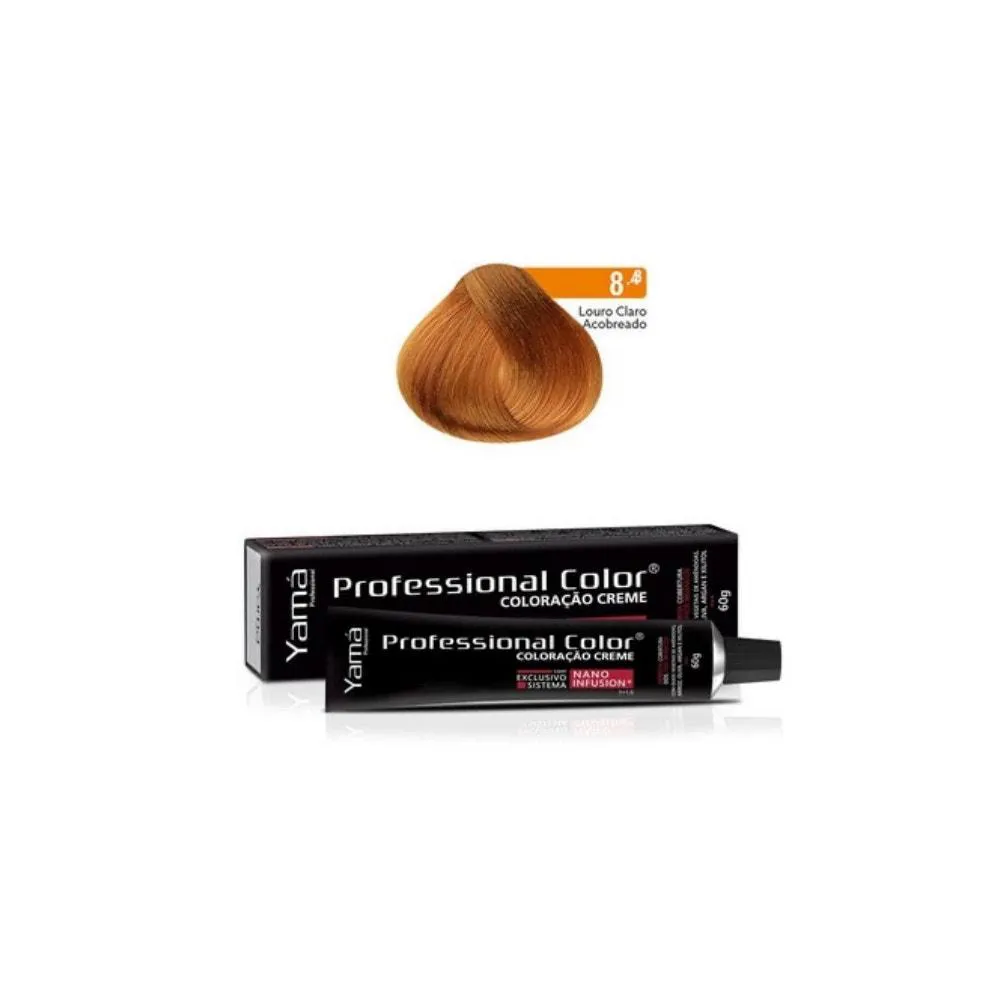 Tintura Yama Nano Infusion 8.4 Louro Claro Acobreado
