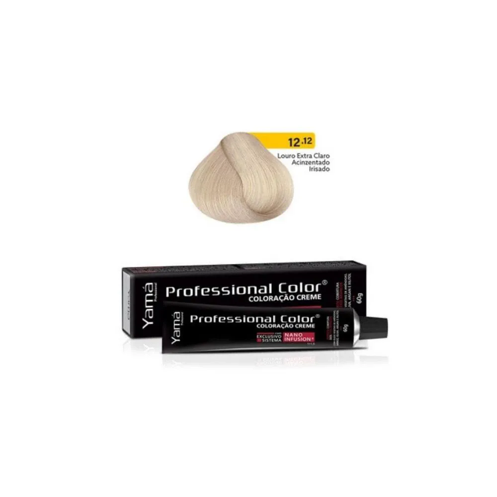 TINTURA YAMA NANO INFUSION 12.12 LOURO EXTRA CLARO ACINZENTADO IRISADO