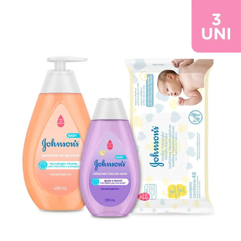 Kit Lencinhos e Sabonetes para o Bebê
