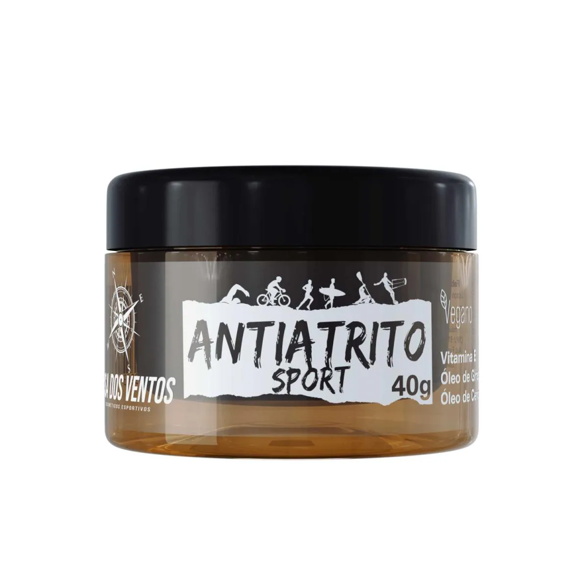 Creme Antiatrito Sport 40g Antiassaduras - Rosa Dos Ventos