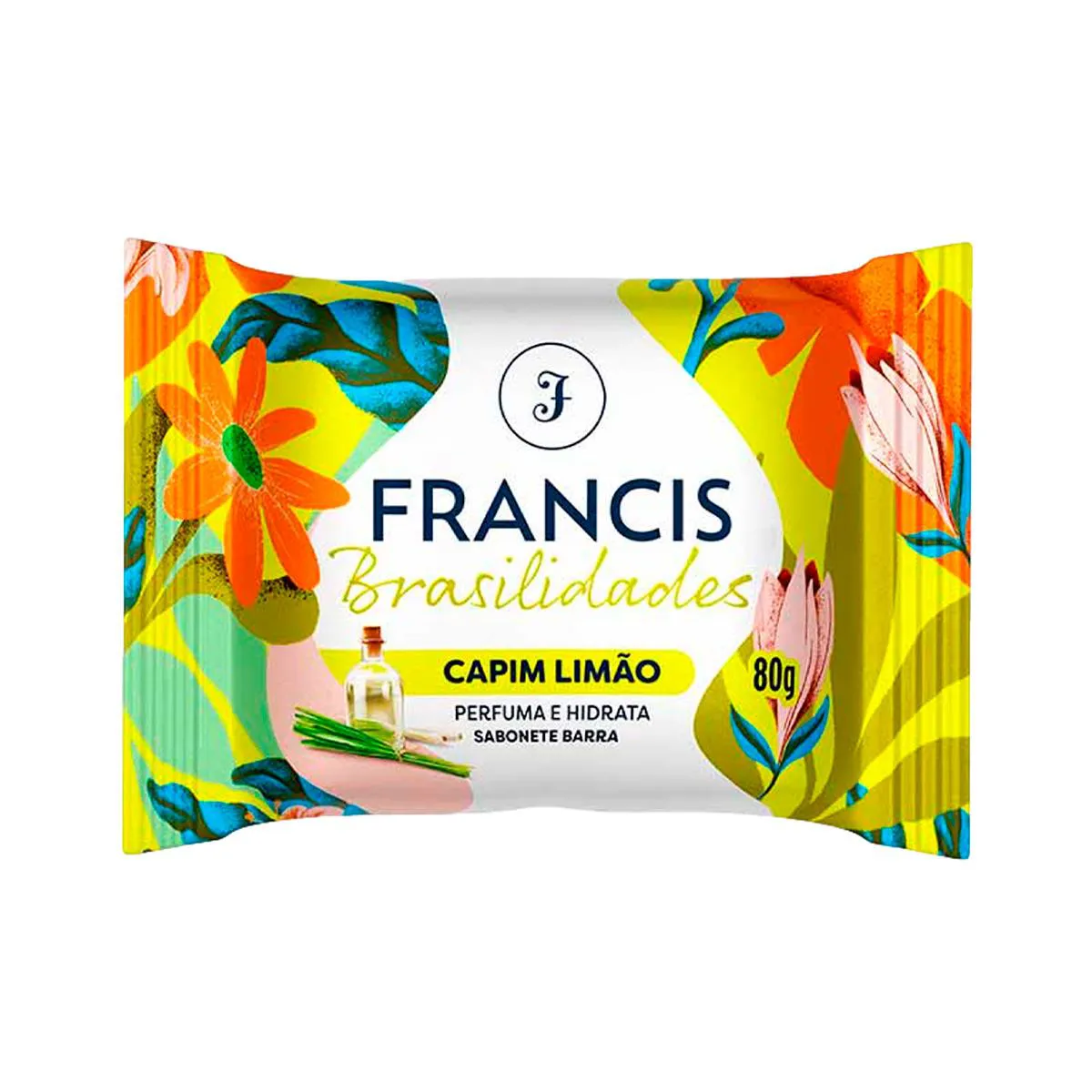 Sabonete em Barra Francis Brasilidades Capim Limão 80g