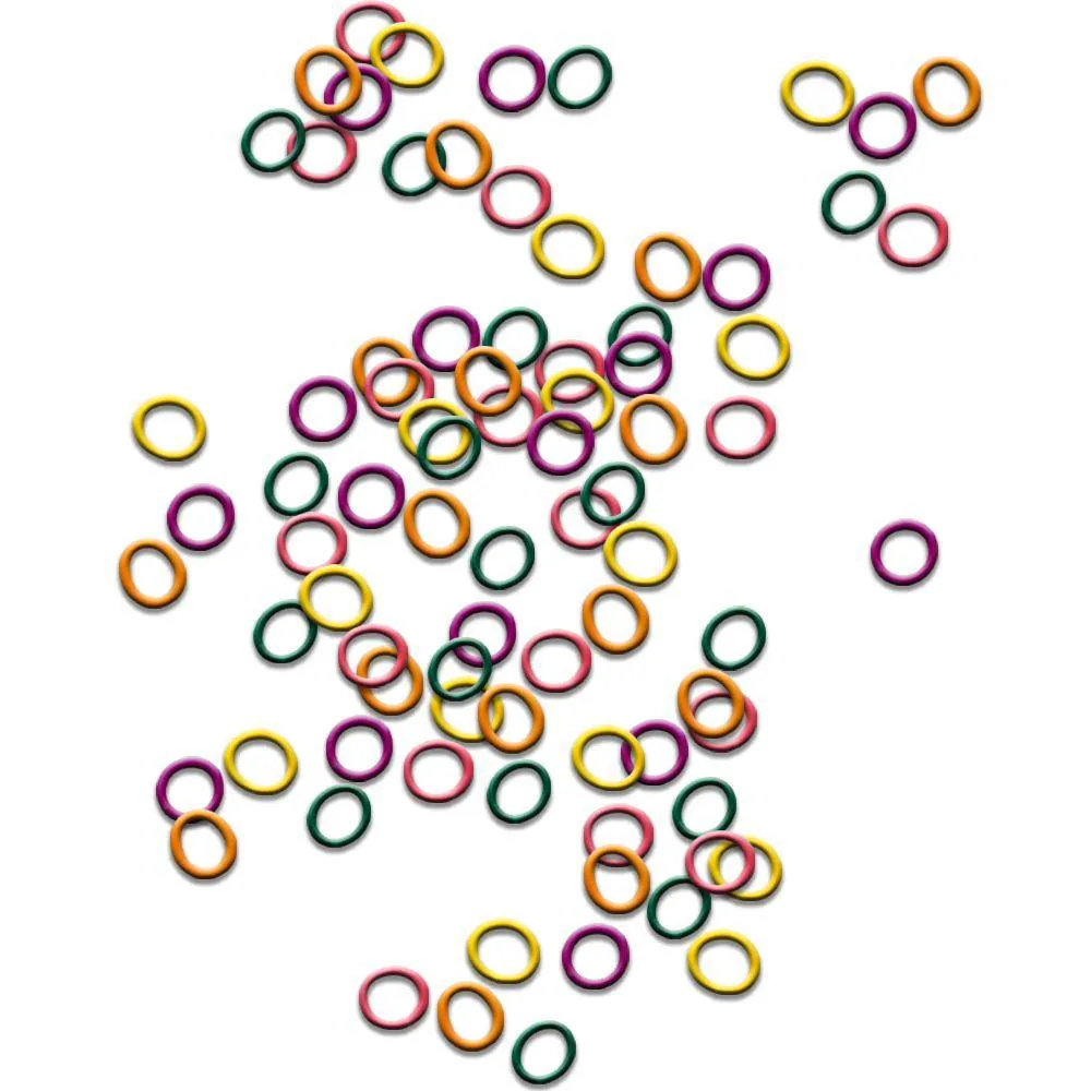 Elásticos Ortodônticos Coloridos 5/16 (100 Unidades)