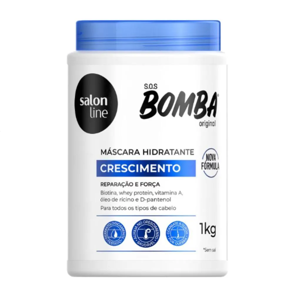 Máscara Hidratante Salon Line S.o.s Bomba Crescimento 1kg