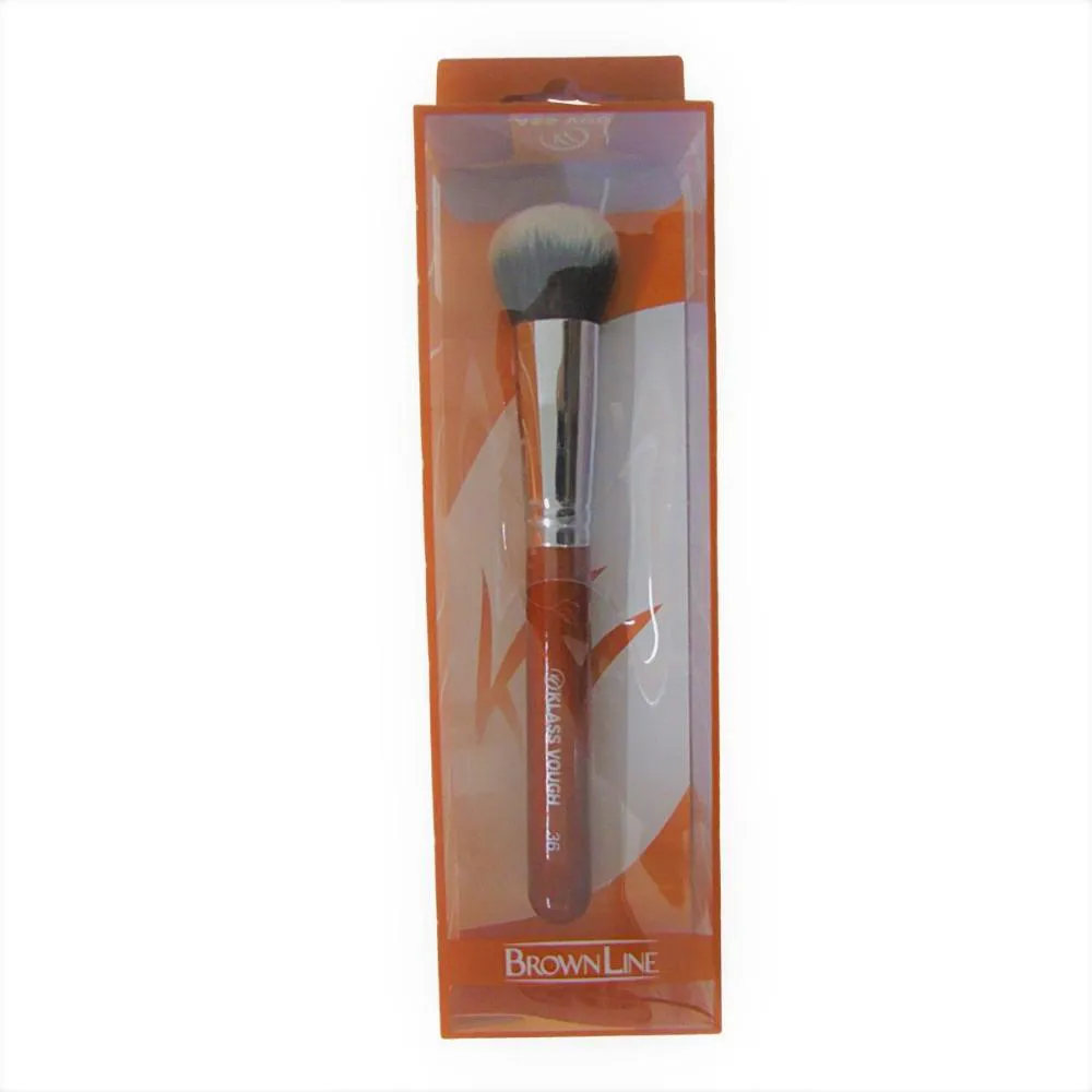 Pincel Klass Vough Brown Line para Base e Corretivo 36