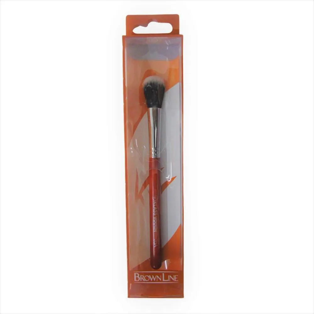 Pincel Klass Vough Brown Line para Aplicar Base e Corretivo 33a