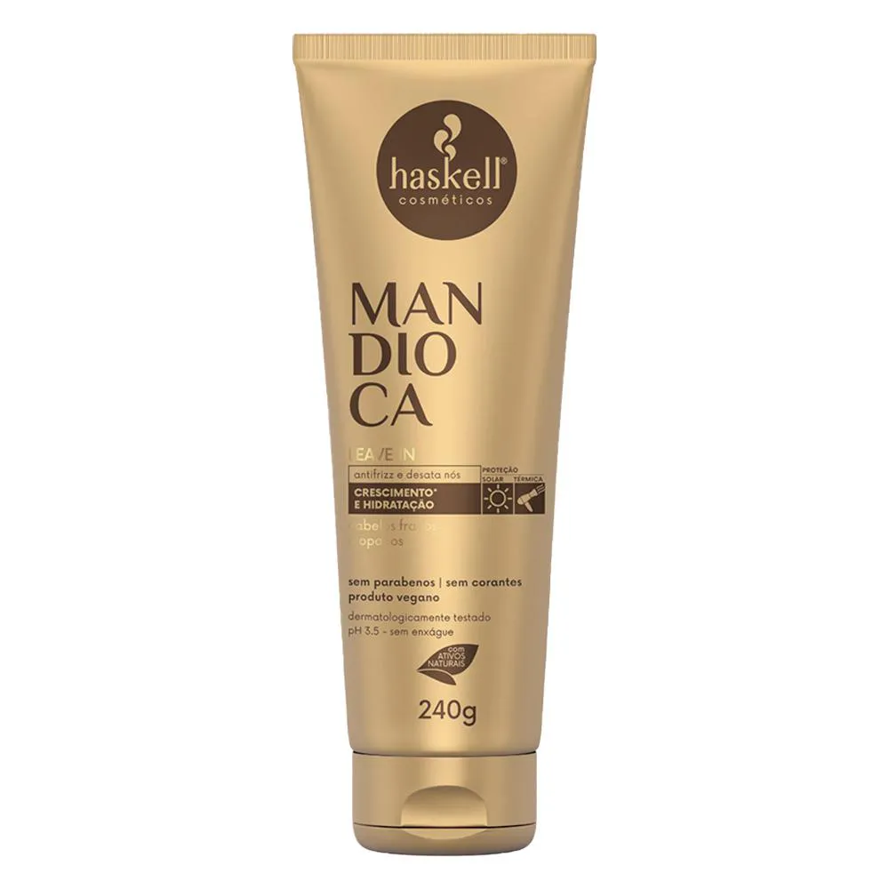 Leave-in Termoativado Mandioca Haskell- 240g