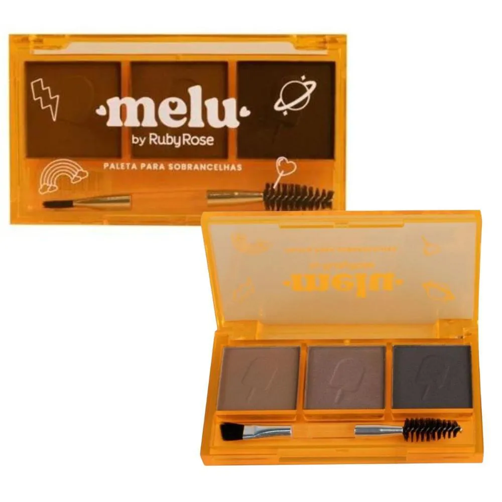 Paleta para Sobrancelhas Melu By Ruby Rose Cor 02 Hb-571 7g
