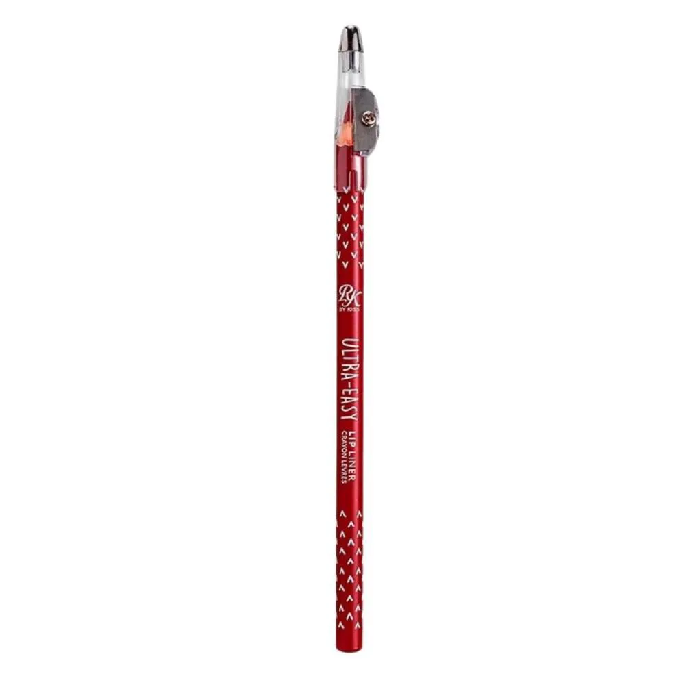 Lápis Labial de Madeira Ruby Kisses Ultra-easy Lip Liner Red 1,5g