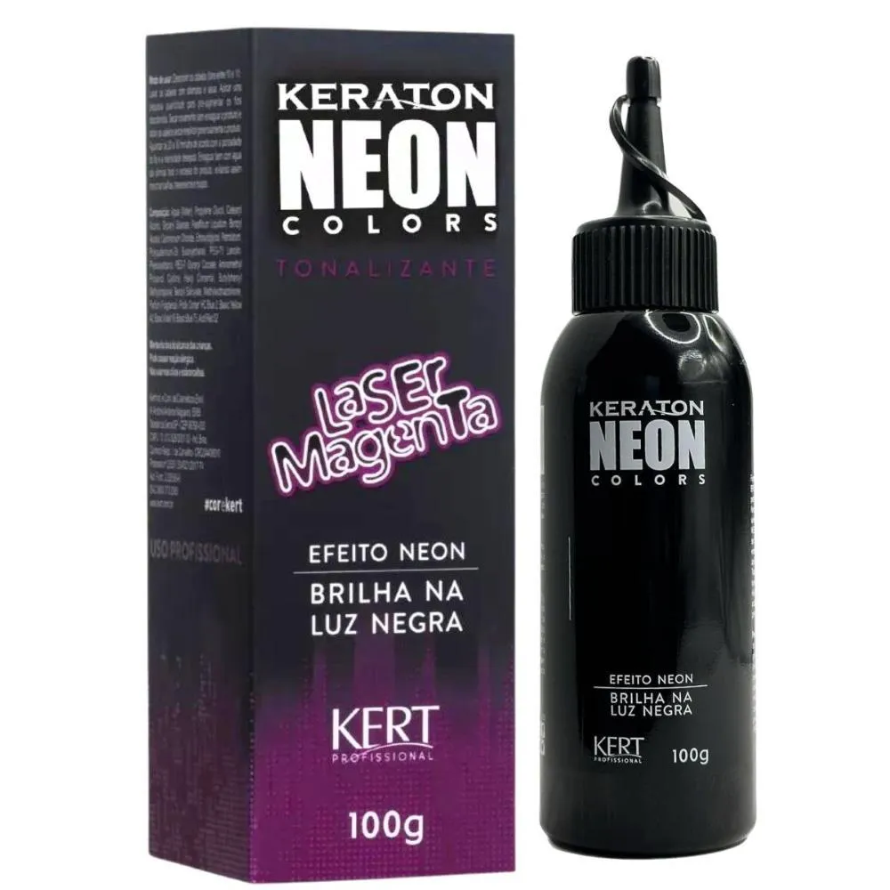 Tonalizante Keraton Neon Colors Laser Magenta 100g