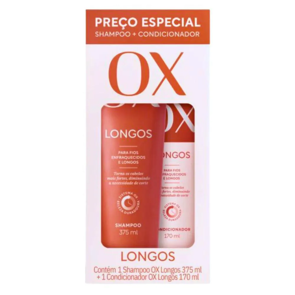 Kit Ox Longos para Fios Enfraquecidos e Longos C/2