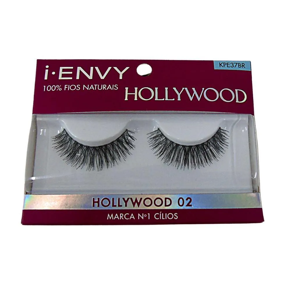 Cílios Postiços Kiss New York I-envy Hollywood 02 Kpe37br