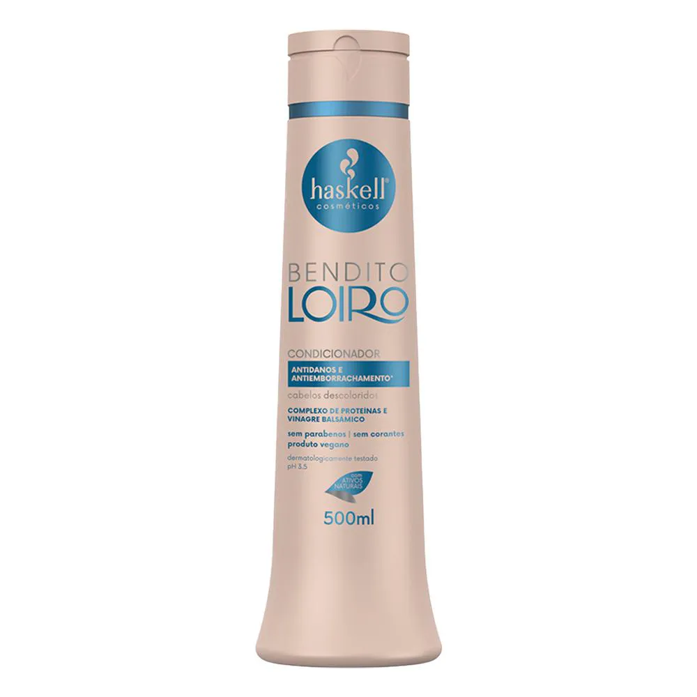 Condicionador Haskell Bendito Loiro Regeneração Capilar 500ml