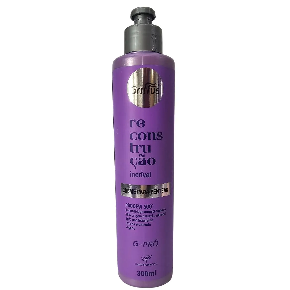 Creme para Pentear Reconstrução Incrível Vegano G-pró Griffus 300ml