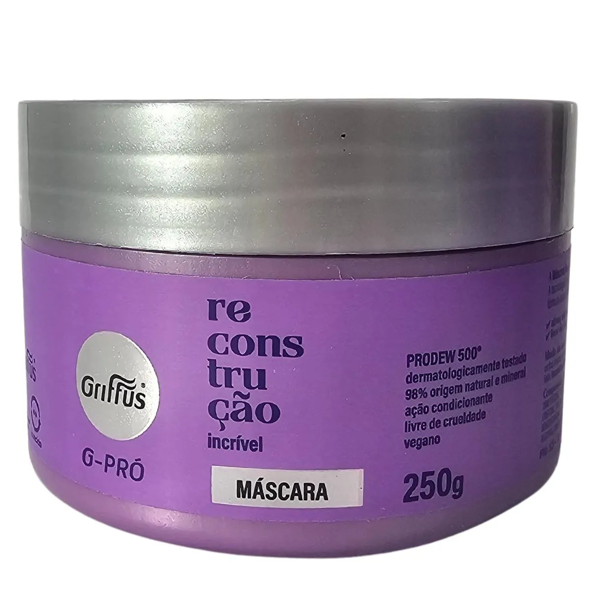 Máscara Reconstrução Incrível Vegano G-pró Griffus 250g
