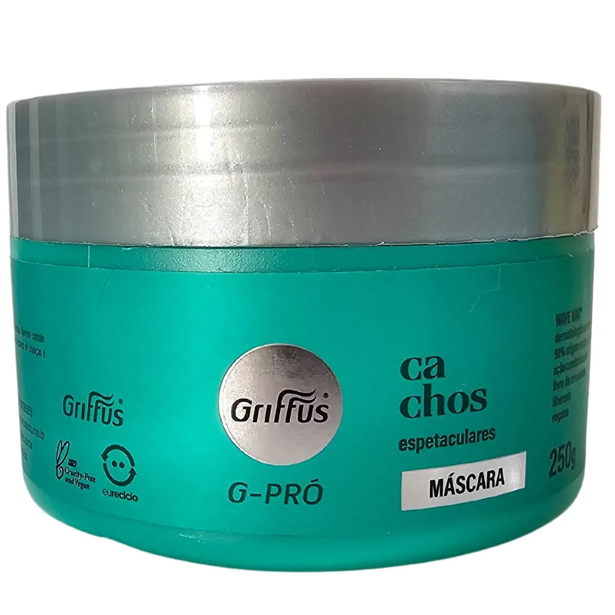 Máscara Cachos Espetaculares Vegano G-pró Griffus 250g