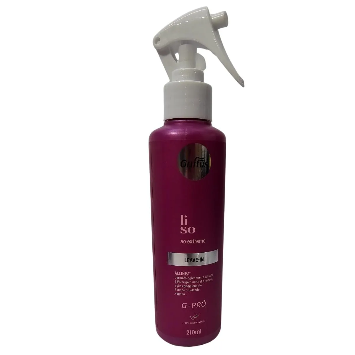 Leave-in Liso Ao Extremo Vegano G-pró Griffus 210ml