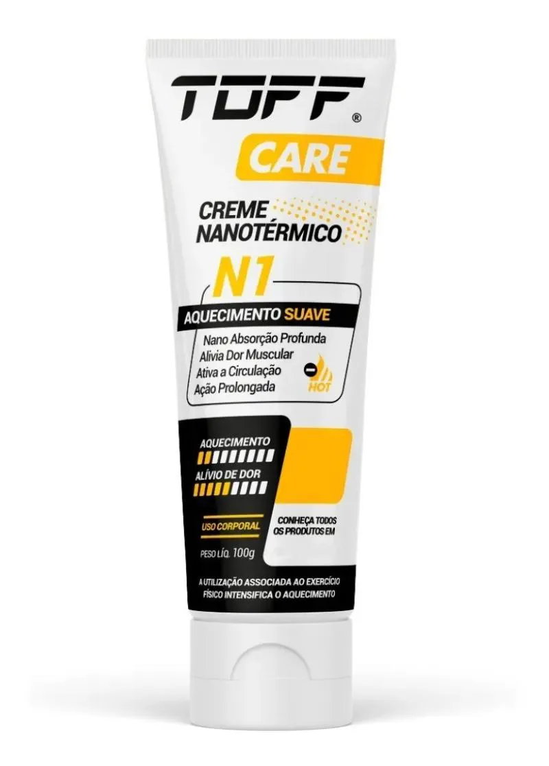 Toff Care Creme Nanotérmico Para Alívio Da Dor N1  - Aquecimento Suave