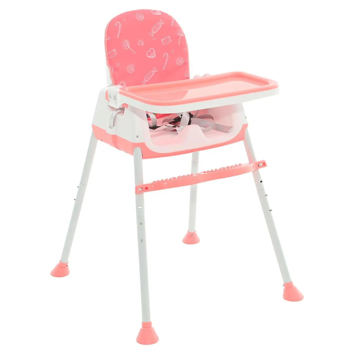 Cadeira De Alimentação Bebê Portátil Zest Maxi Baby Rosa