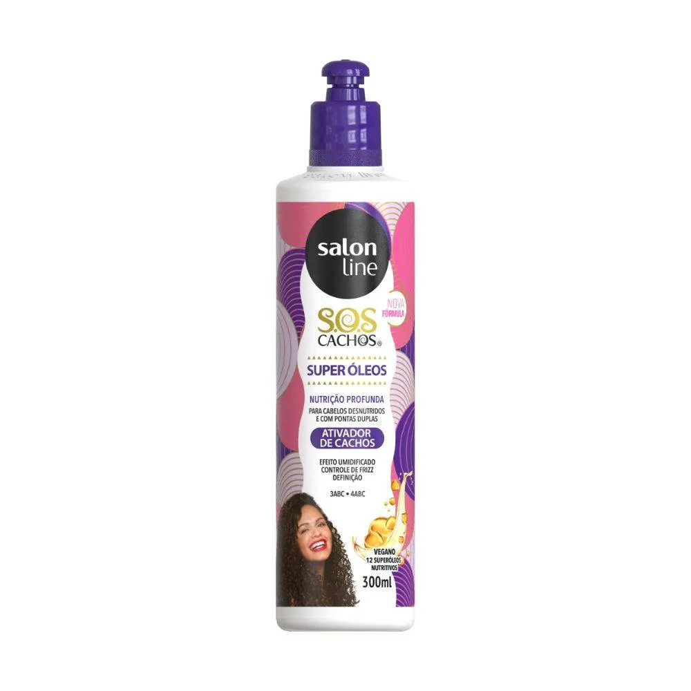 Ativador de Cachos Salon Line Sos Nutrição 300ml