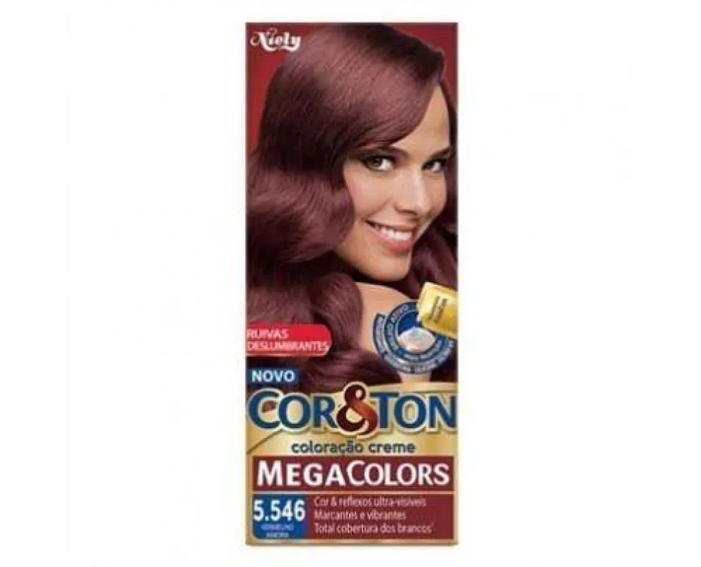 Tintura Cor Ton 5.546 Vermelho Amora 50G