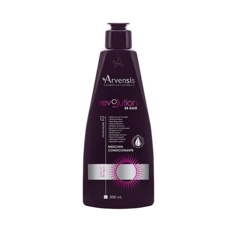 Máscara Condicionante Revolution Bb Hair 300Ml - Arvensis