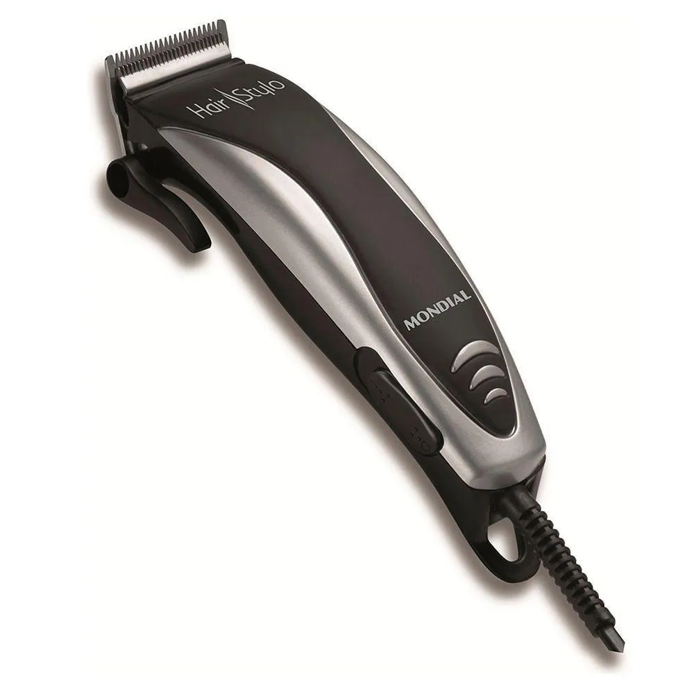 Cortador de Cabelos Mondial Hair Stylo Cr-02 127v-preto/prata 110v