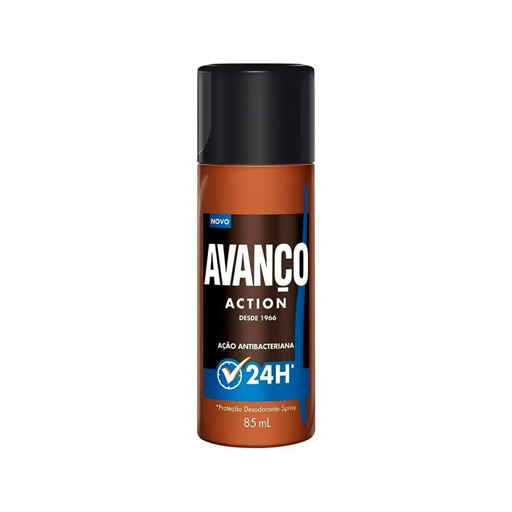 Desodorante Antitranspirante Spray Avanço Action Masculino 24h 85ml