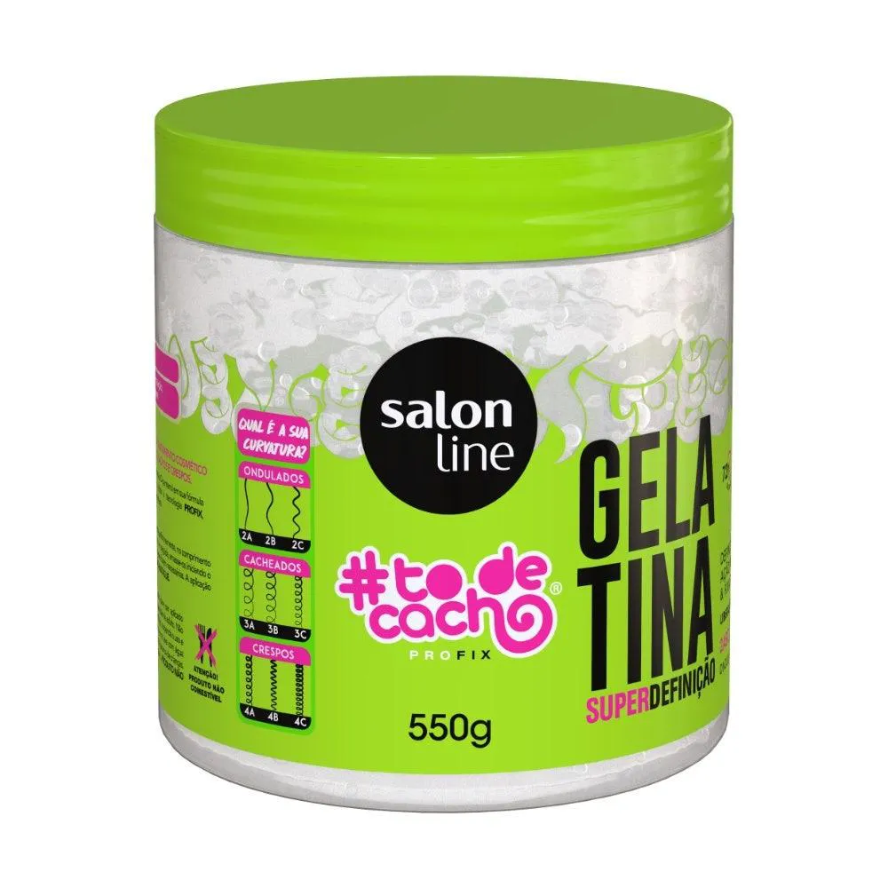 Gelatina Capilar Salon Line #todecacho Não Sai da Minha Cabeça 550g