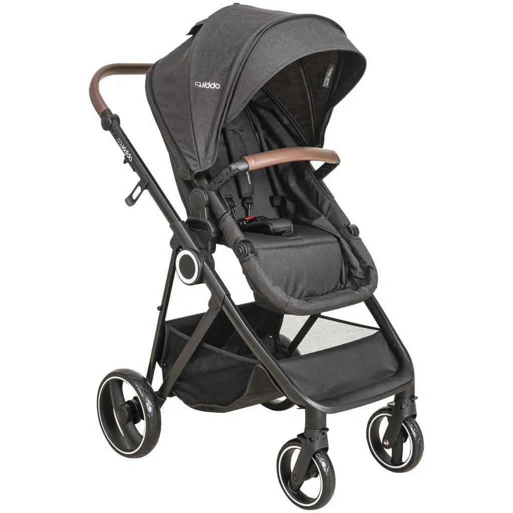 Carrinho de Bebê Cosmos Melange Preto Kiddo