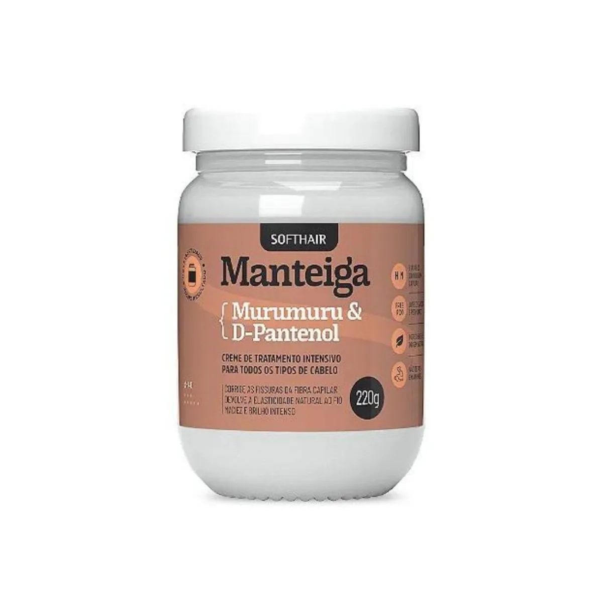 Hidratação Murumuru Manteiga Capilar com D-pantenol Softhair