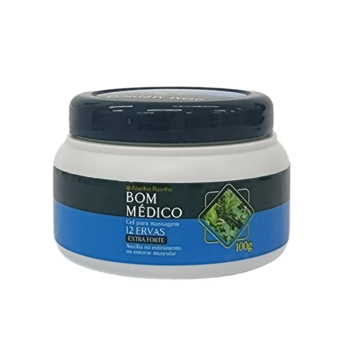Gel Forte Relaxante para Massagem 12 Ervas Bom Médico Abelha Rainha 100g