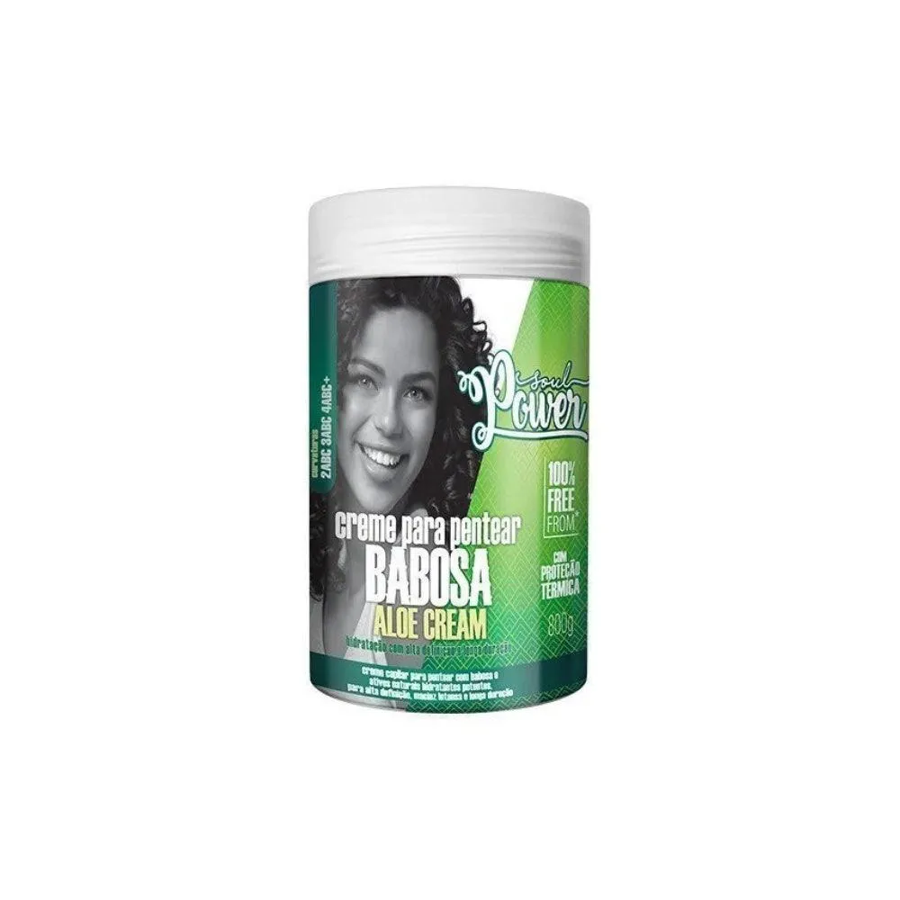 Creme de Pentear Soul Power Babosa Aloe Cream 800gr