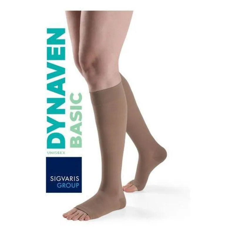 Meia Sigvaris 3/4 Dynaven Basic 973 30-40 Mmhg Bege M3