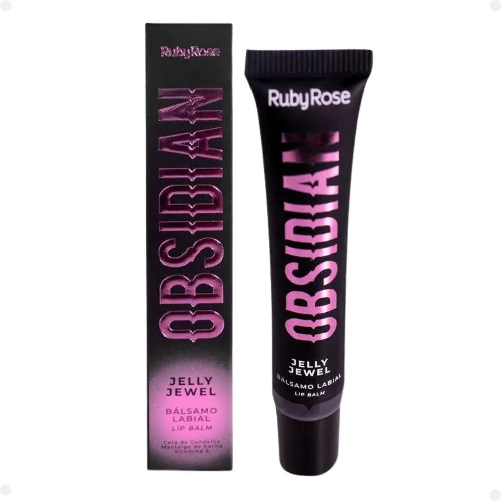 Lip Balm Ruby Rose Obsidian Jelly Jewel Onix 10ml