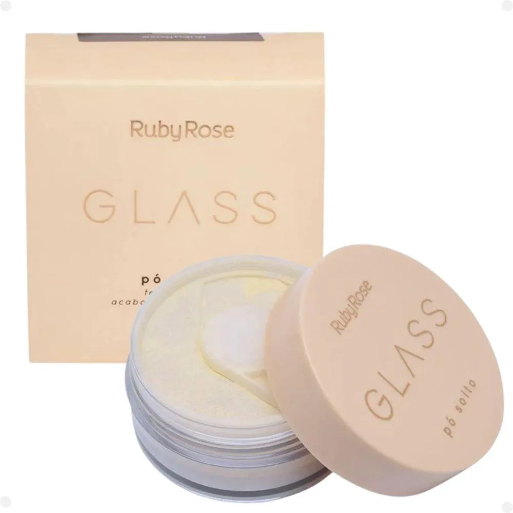Pó Solto Ruby Rose Glass Gpf01 15g