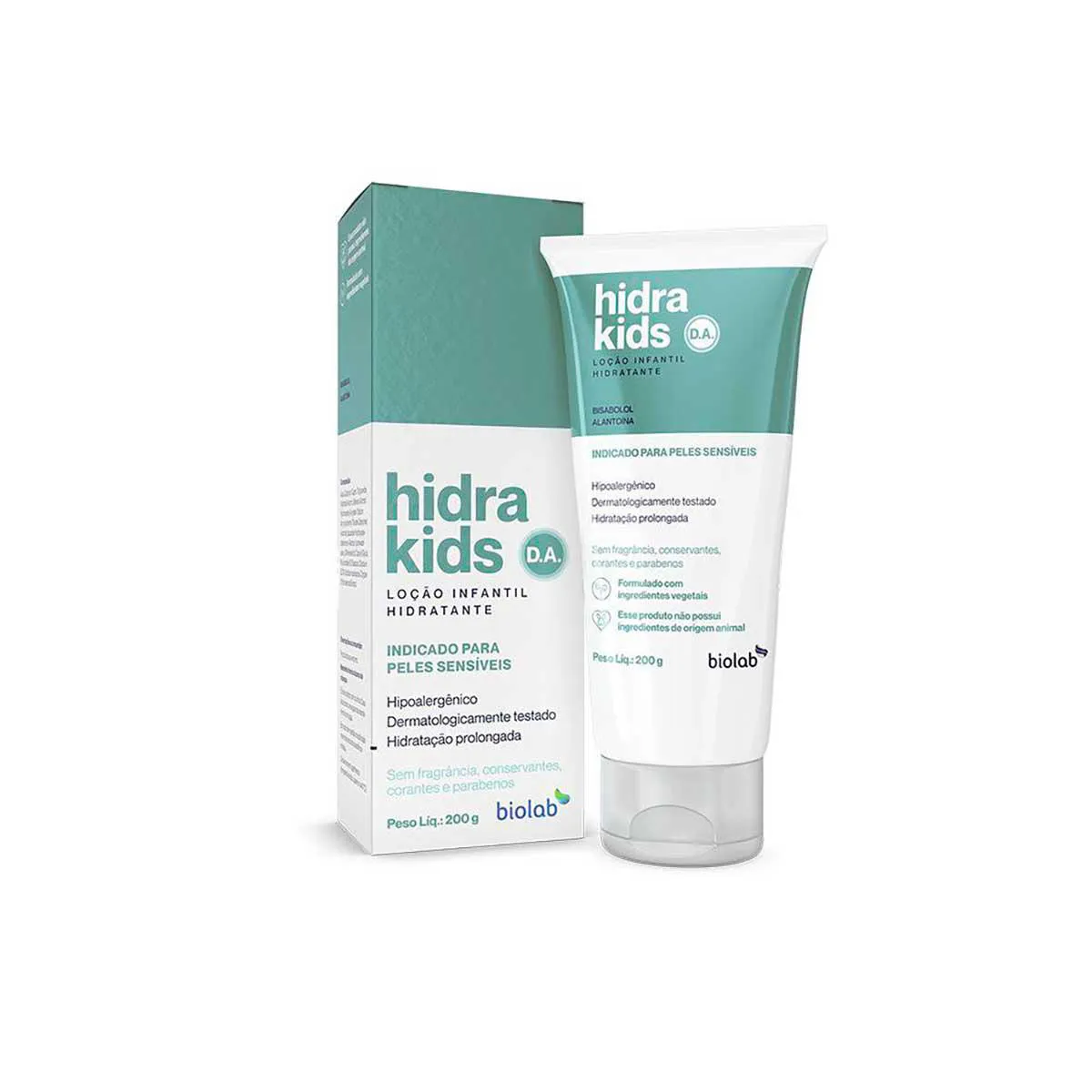 Loção Hidratante Infantil Hidra Kids D.A. Pele Sensível 200g