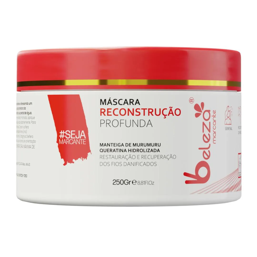 Mascara Reconstrução Profunda Beleza Marcante 250g