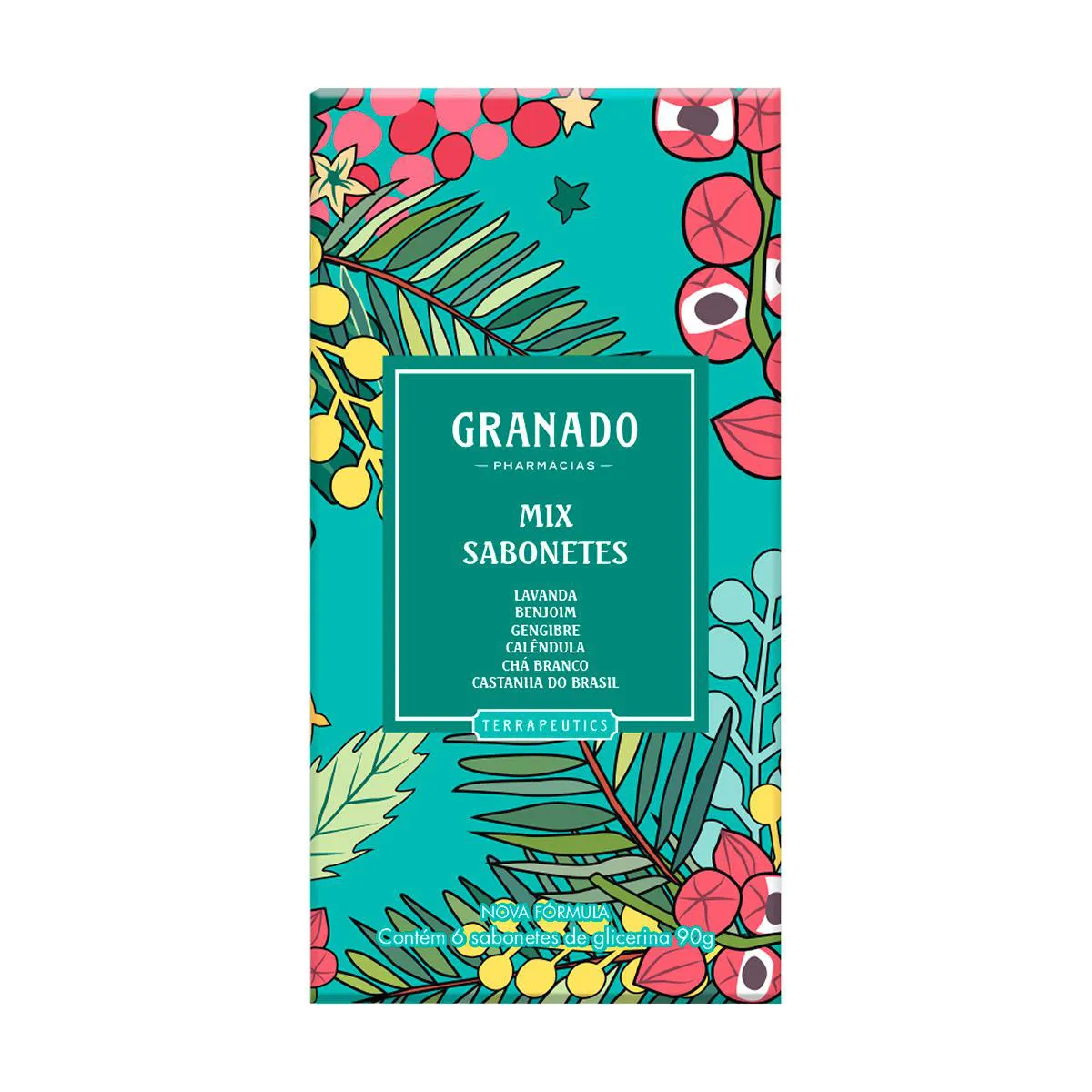 Kit Sabonete em Barra Granado Terrapeutics 6 unidades