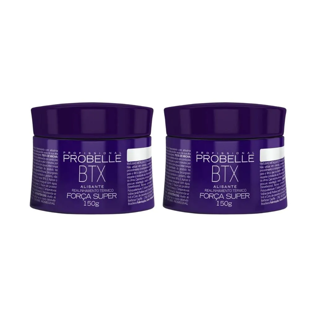 Botox Capilar Probelle Super Força 150g - Kit C / 2un