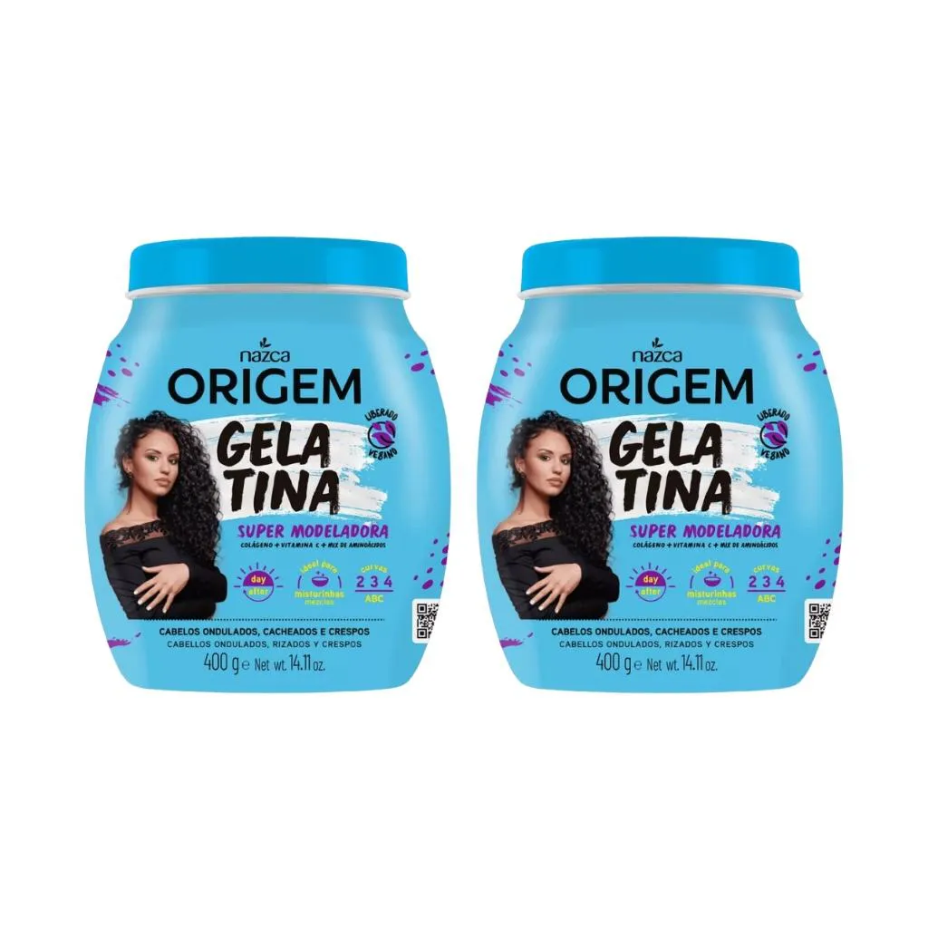 Gelatina Capilar Origem 400g - Kit C / 2un