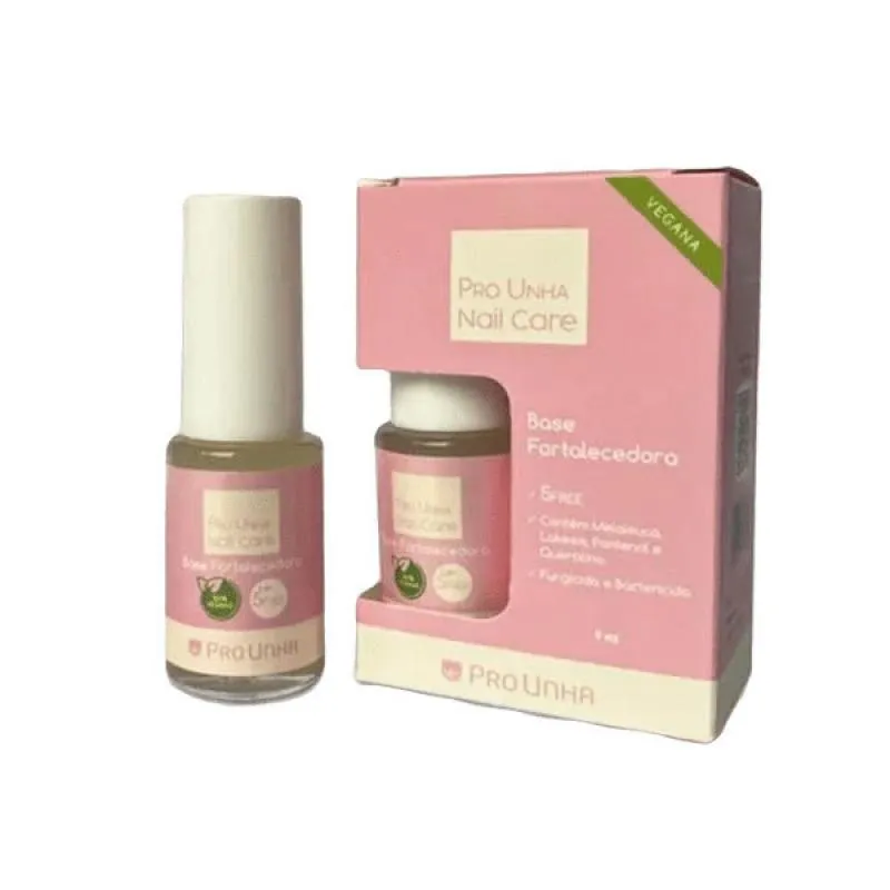 Base Fortalecedora Vegana Pro Unha Nail Care Trasparente