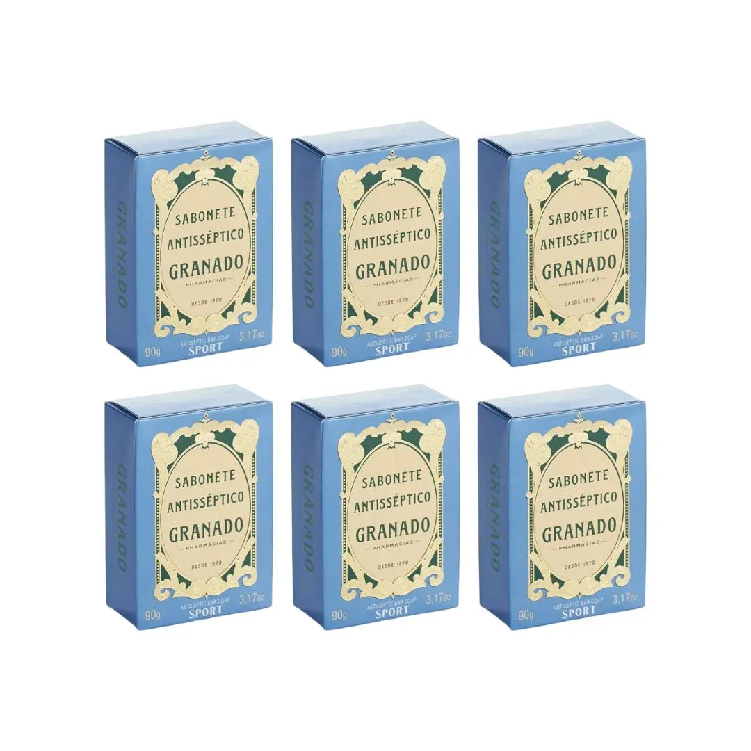 Sabonete Granado 90g Antiseptico Sport - Kit C / 6un