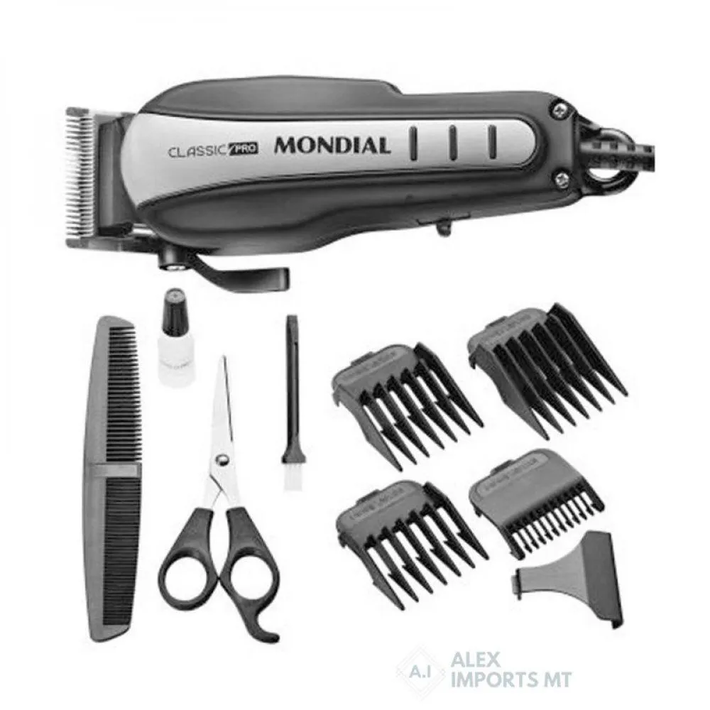 Máquina Corta Cabelo 10 Watts Mondial Maquininha Metal