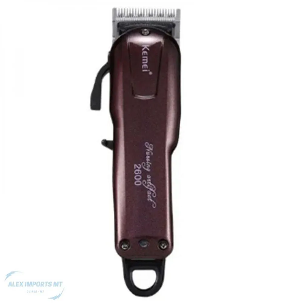 Máquina Corta Cabelo Kemei Acabamento Barba