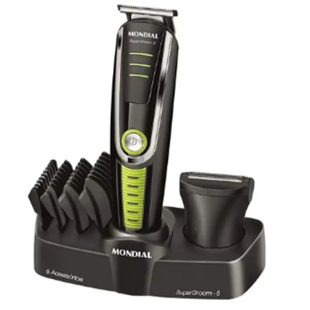 Máquina Corta Cabelo Mondial Super Groom para Corte